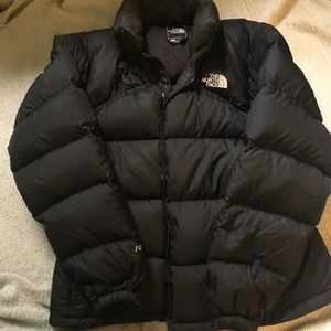 North Face black puffer jacket